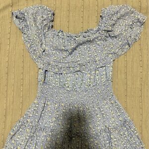 Floral off the shoulder dress